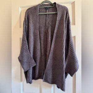 Barefoot Dreams CozyChic Lite Ribbed Shrug Cardi, 1X